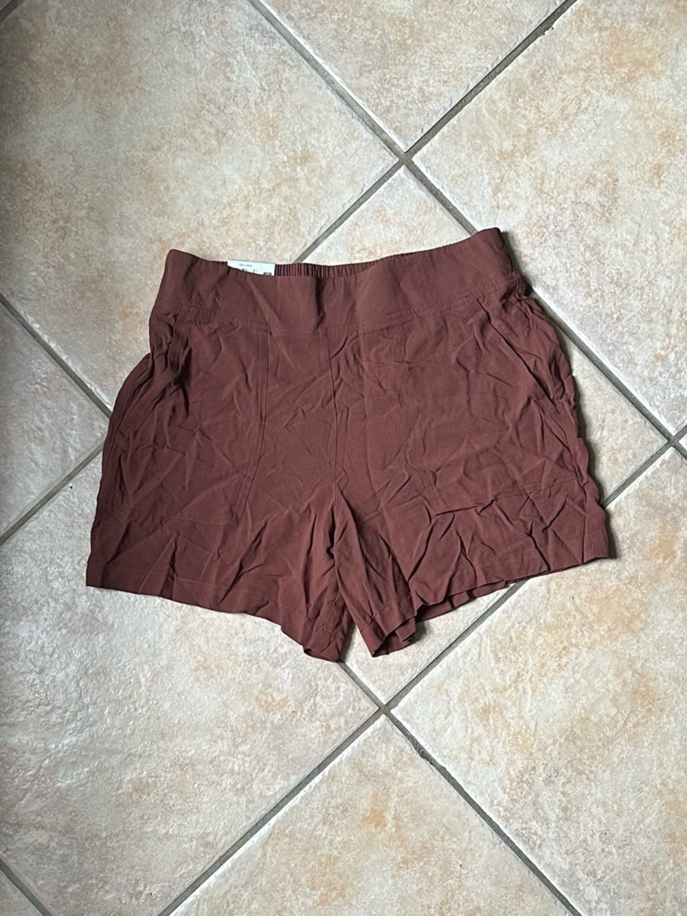 Wildfox High-Waist Rusty Brown Shorts